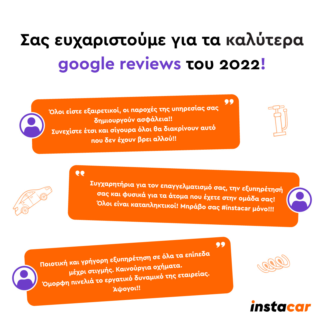 Η καλύτερη εταιρία leasing βάσει των Google Reviews